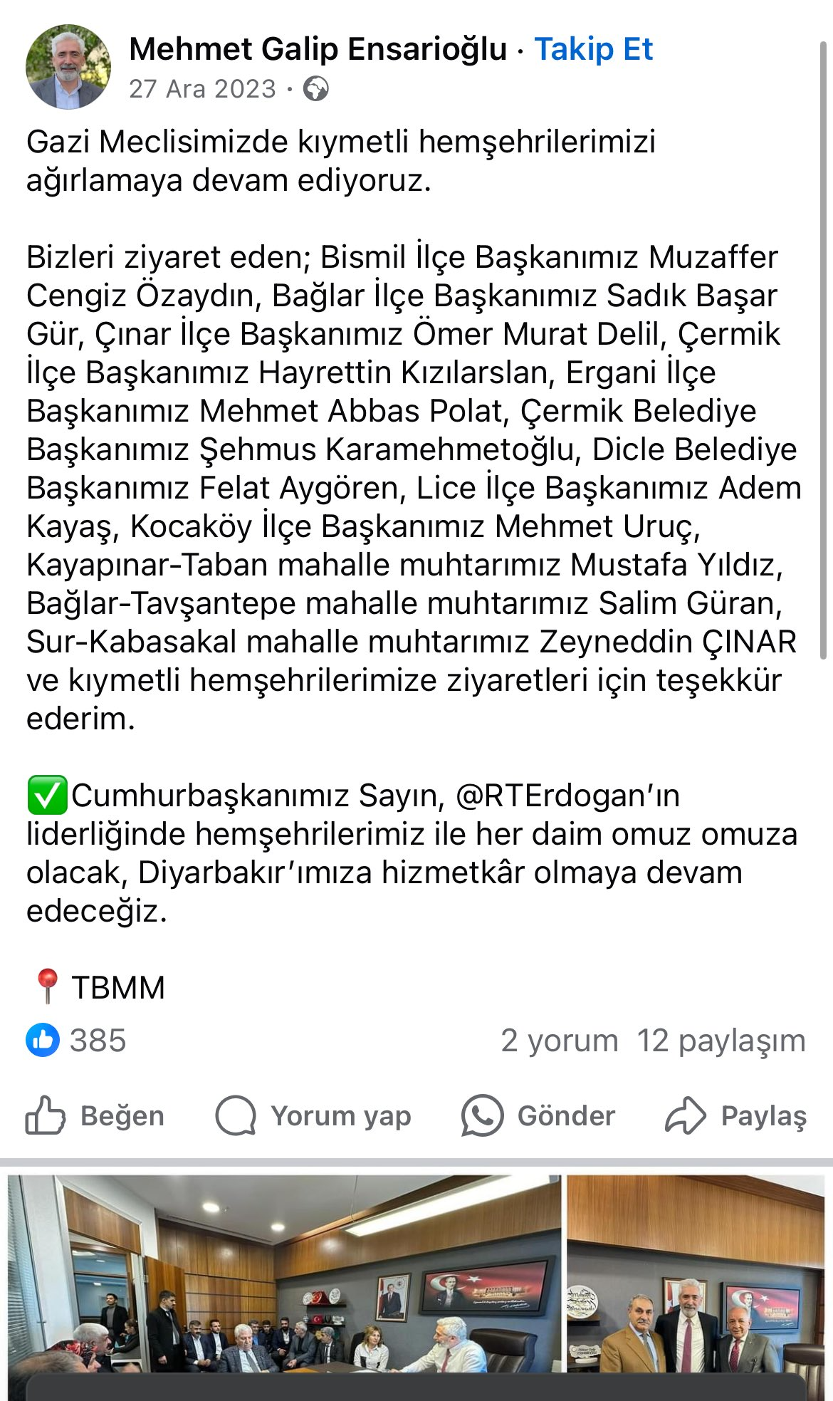 facebook Ensarioğlu