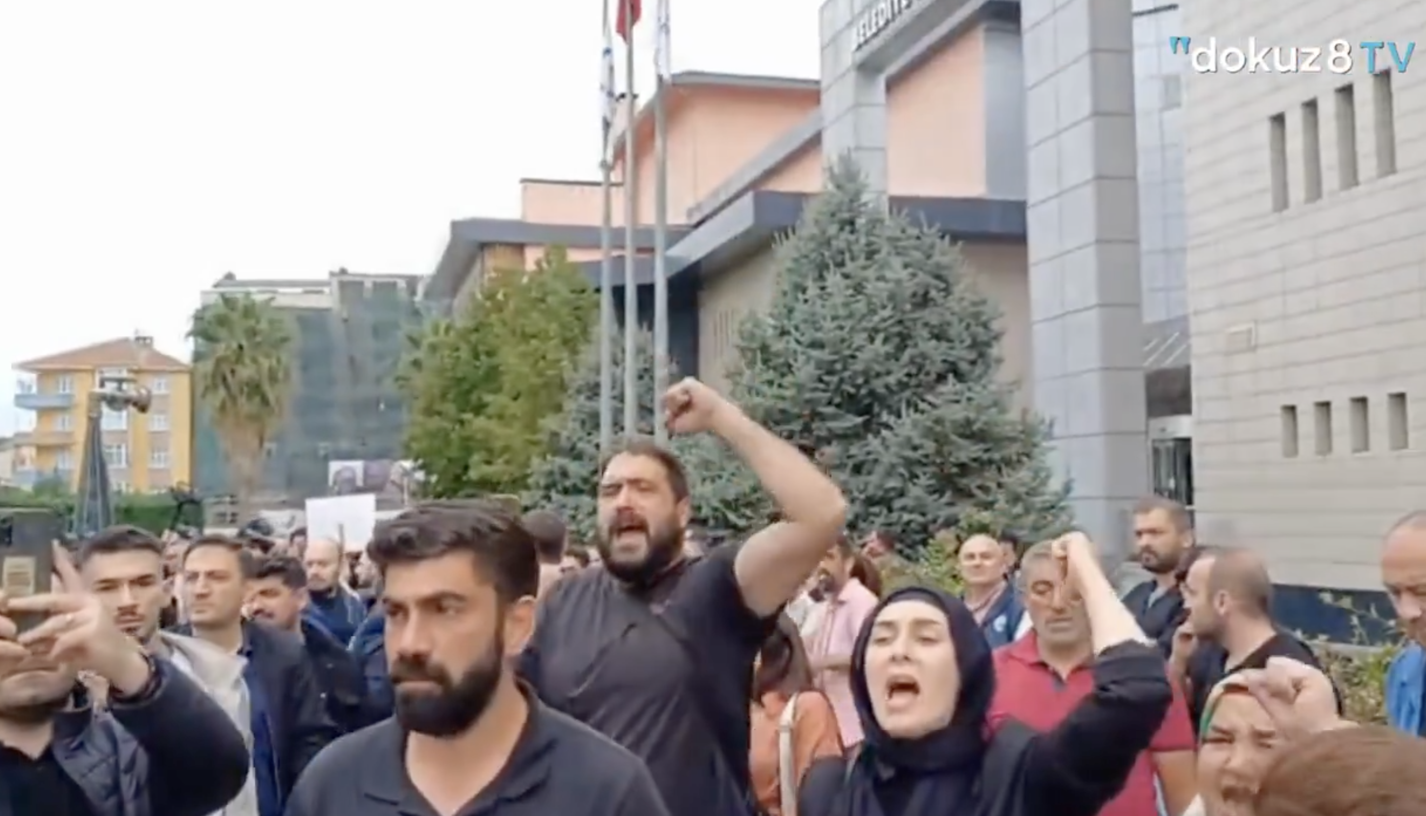 Gebze Belediyesi Katliamı Protesto Edildi