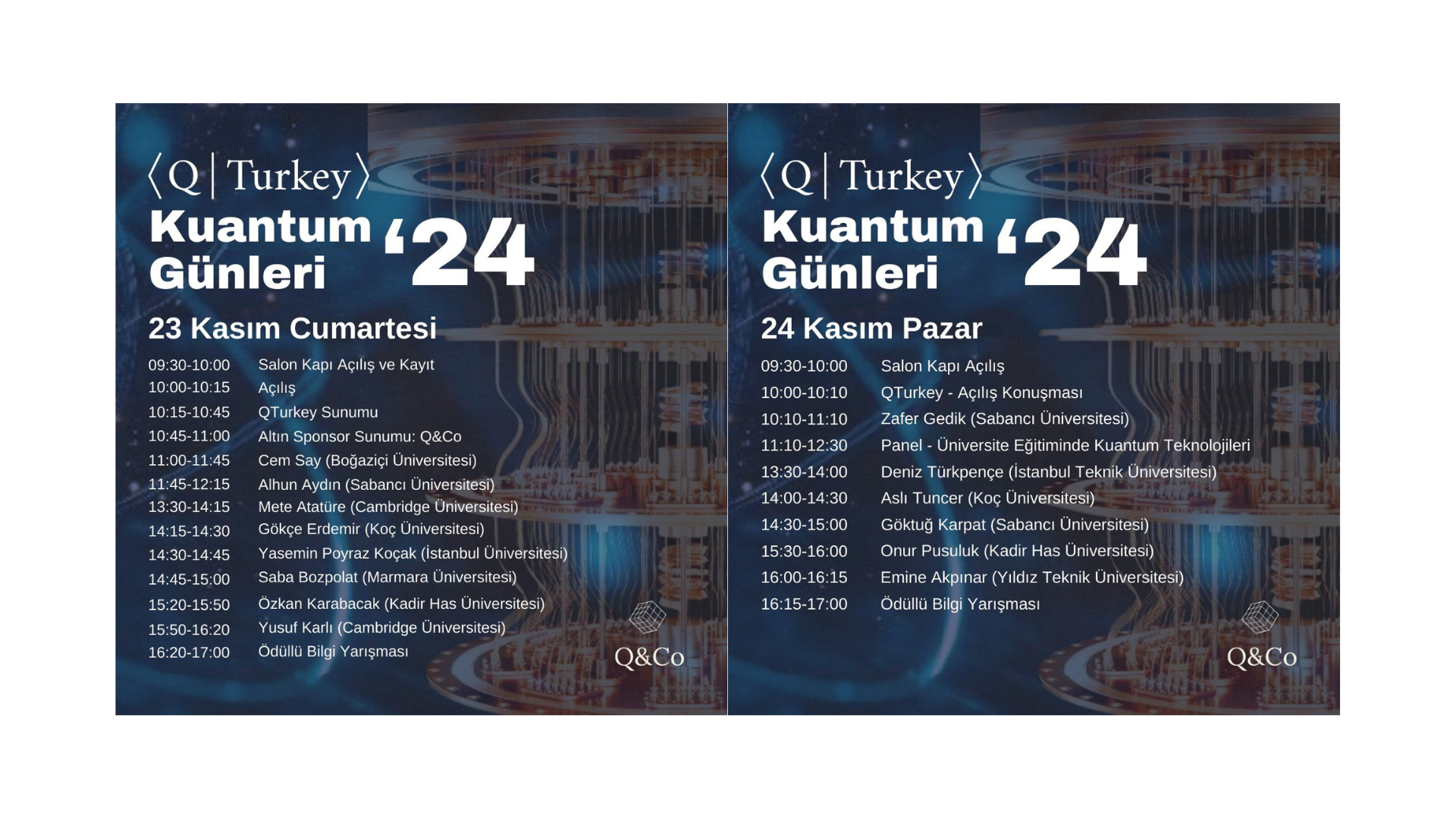 kuantum günleri '24 program akışı