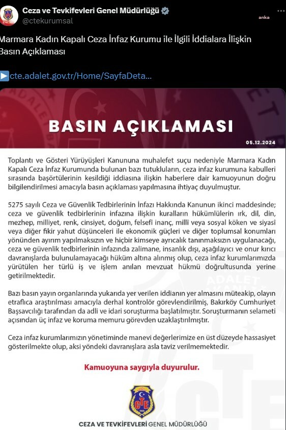 Ceza Ve Tevkifevleri Genel Müdürlüğü