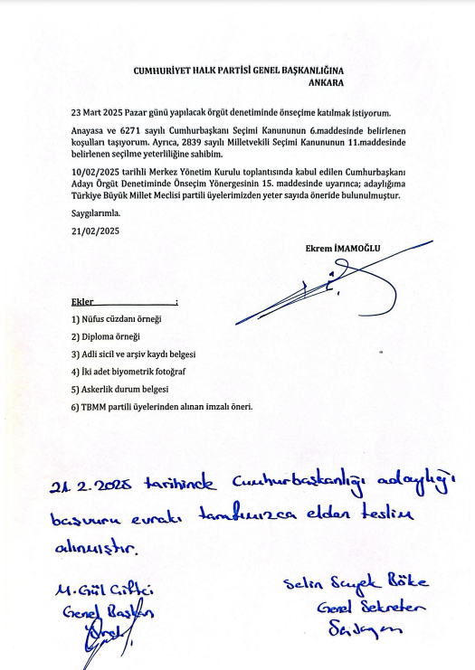 Başvuru Dilekçe