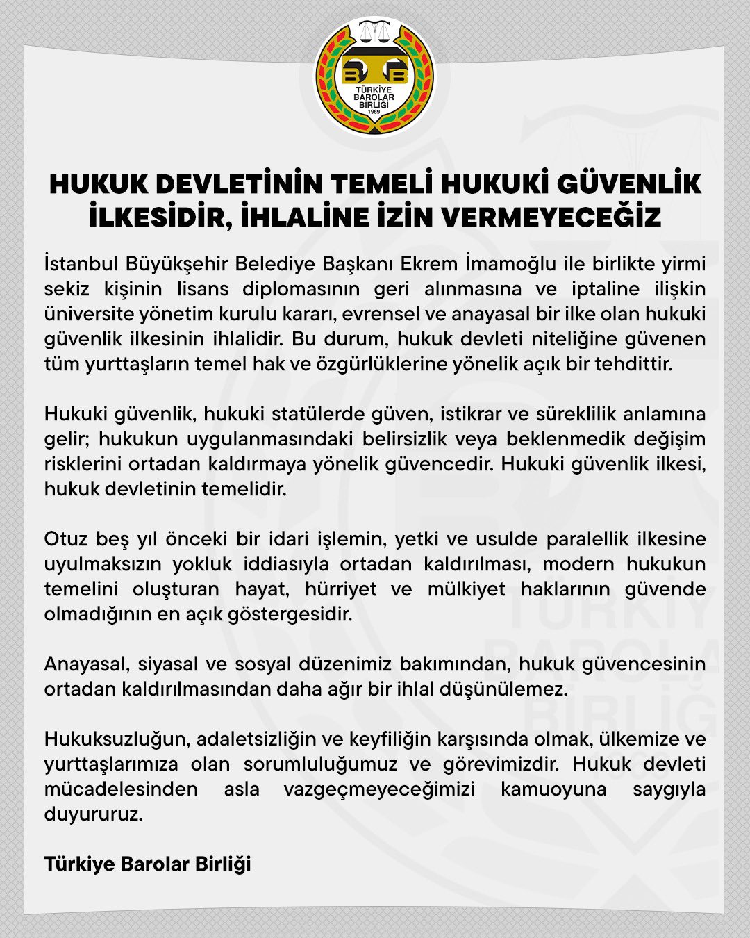Tbb Tepki