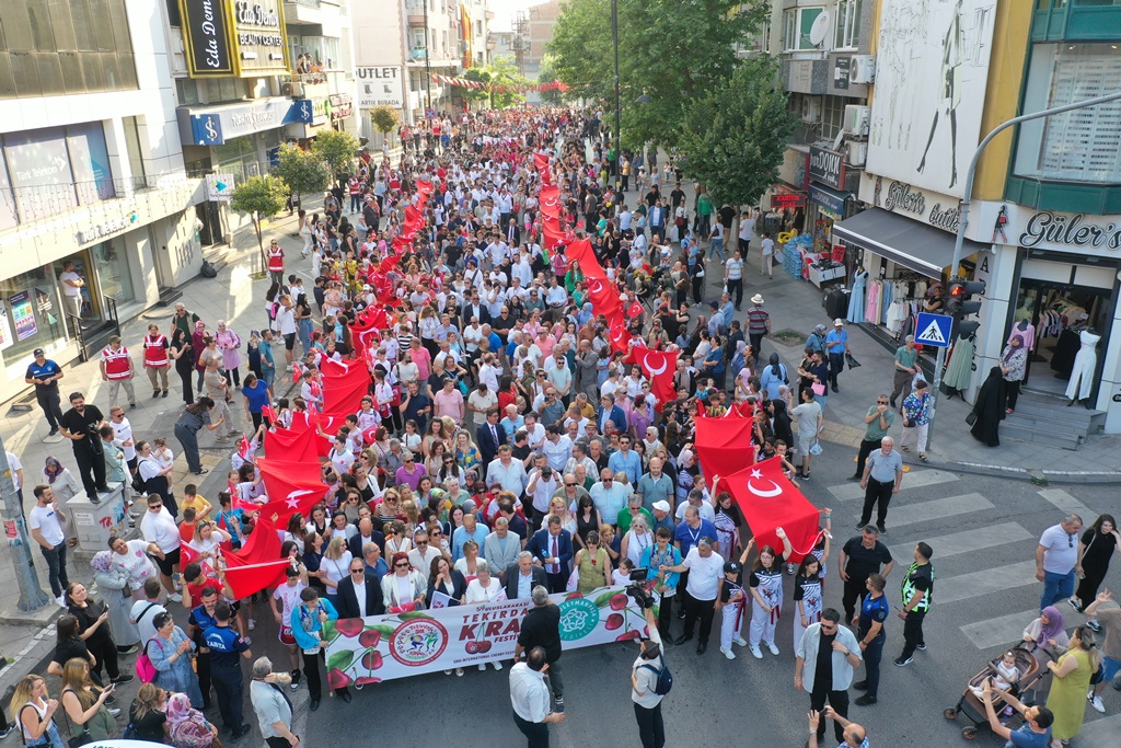 59. Uluslararası Tekirdağ Kiraz Festivali coşkuyla başladı