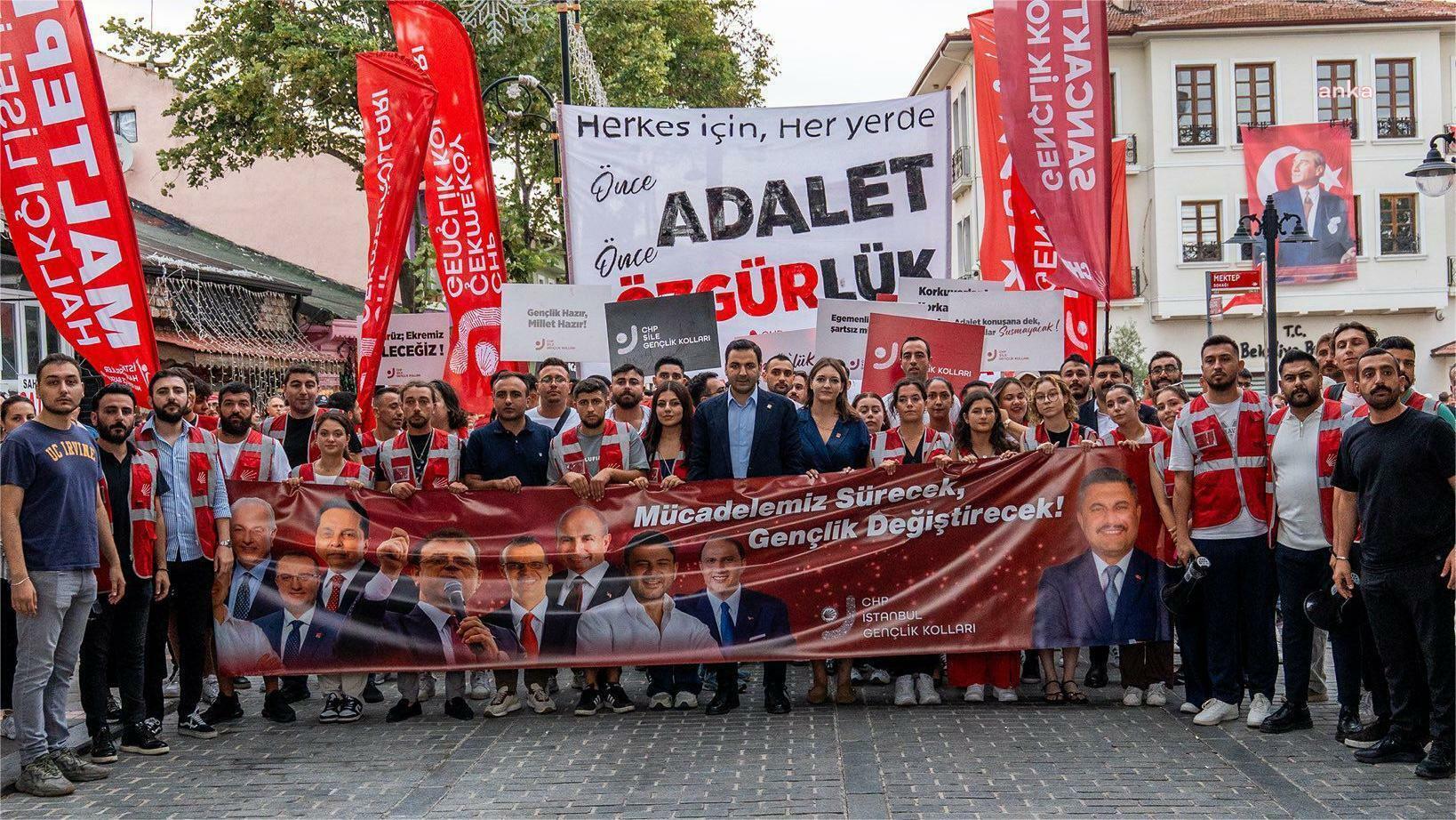 CHP Gençlik Kolları Şile'de