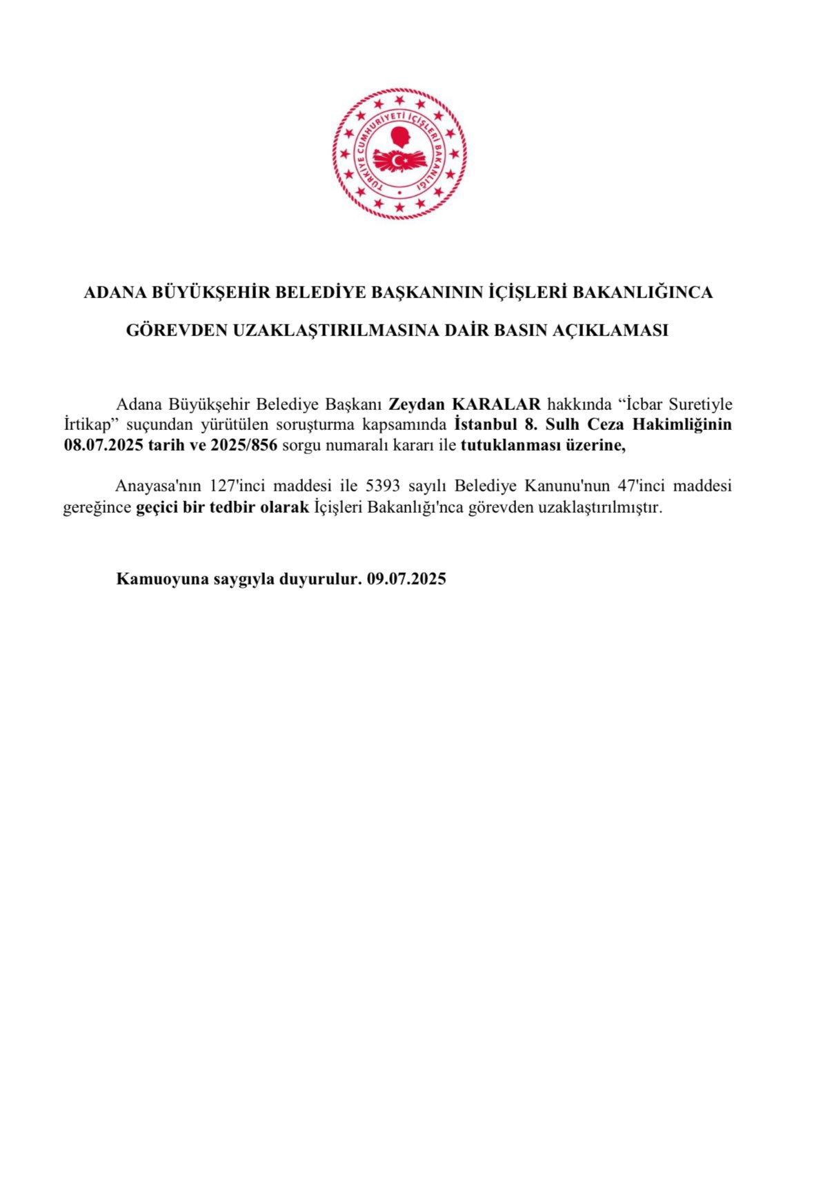 Karallar Uzaklaştırma