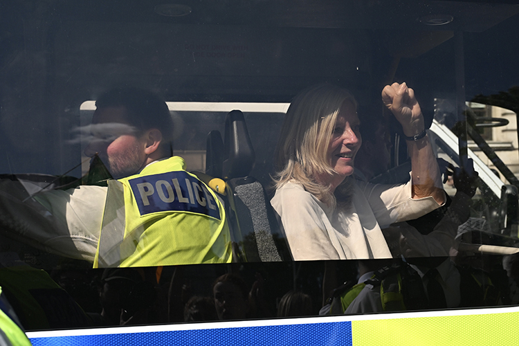 Eyleme Katılıp Göz Altına Alınan Eylemci