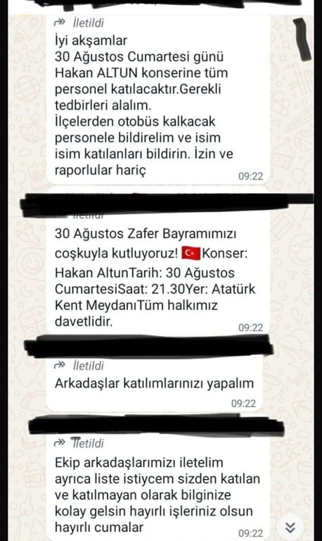 Ozlem Cercioglunun Belediye Calisanlarini Konsere Zorladigi Iddialari