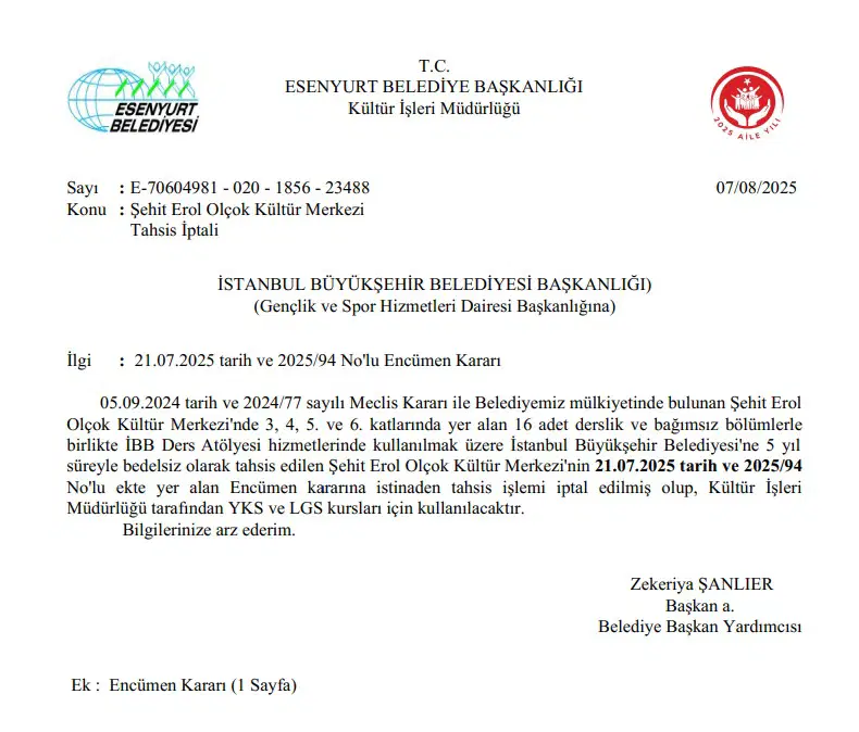 Esenyurt'ta Kurslar Kapatıldı