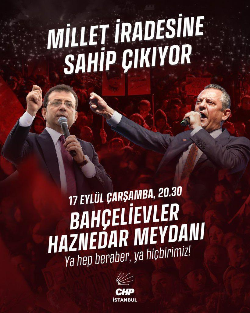 Millet İradesine Sahip Çıkıyor Mitingi Çağrısı