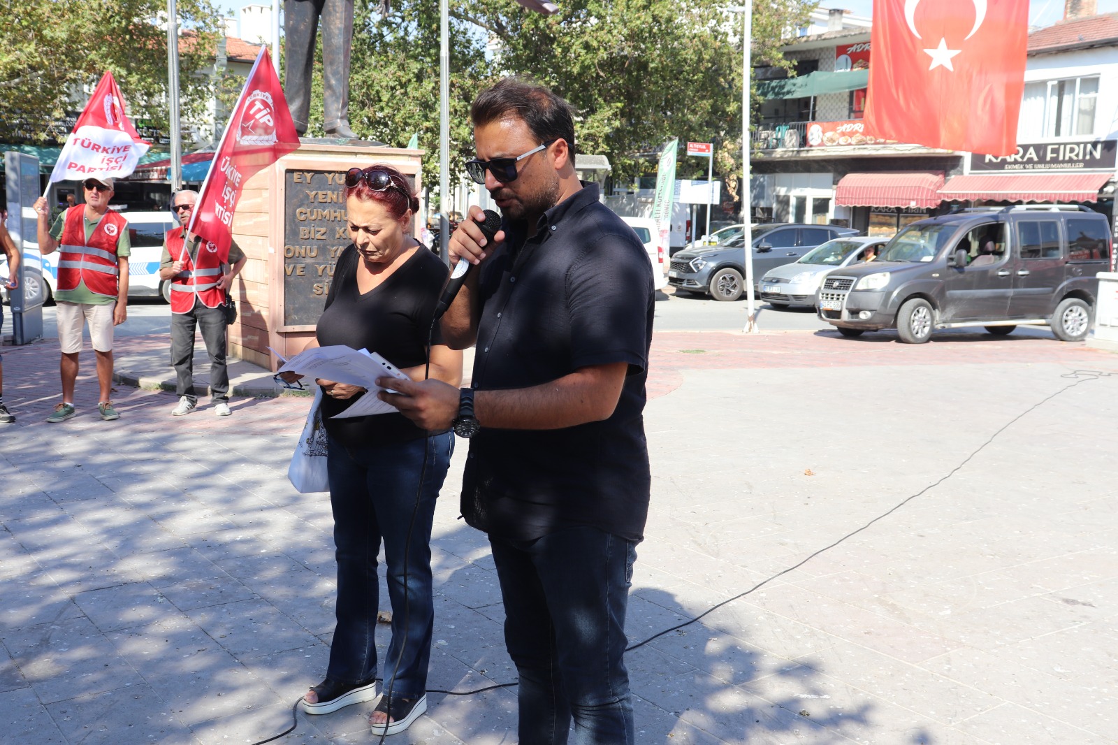 Gömeç'te kayyuma tepki-1