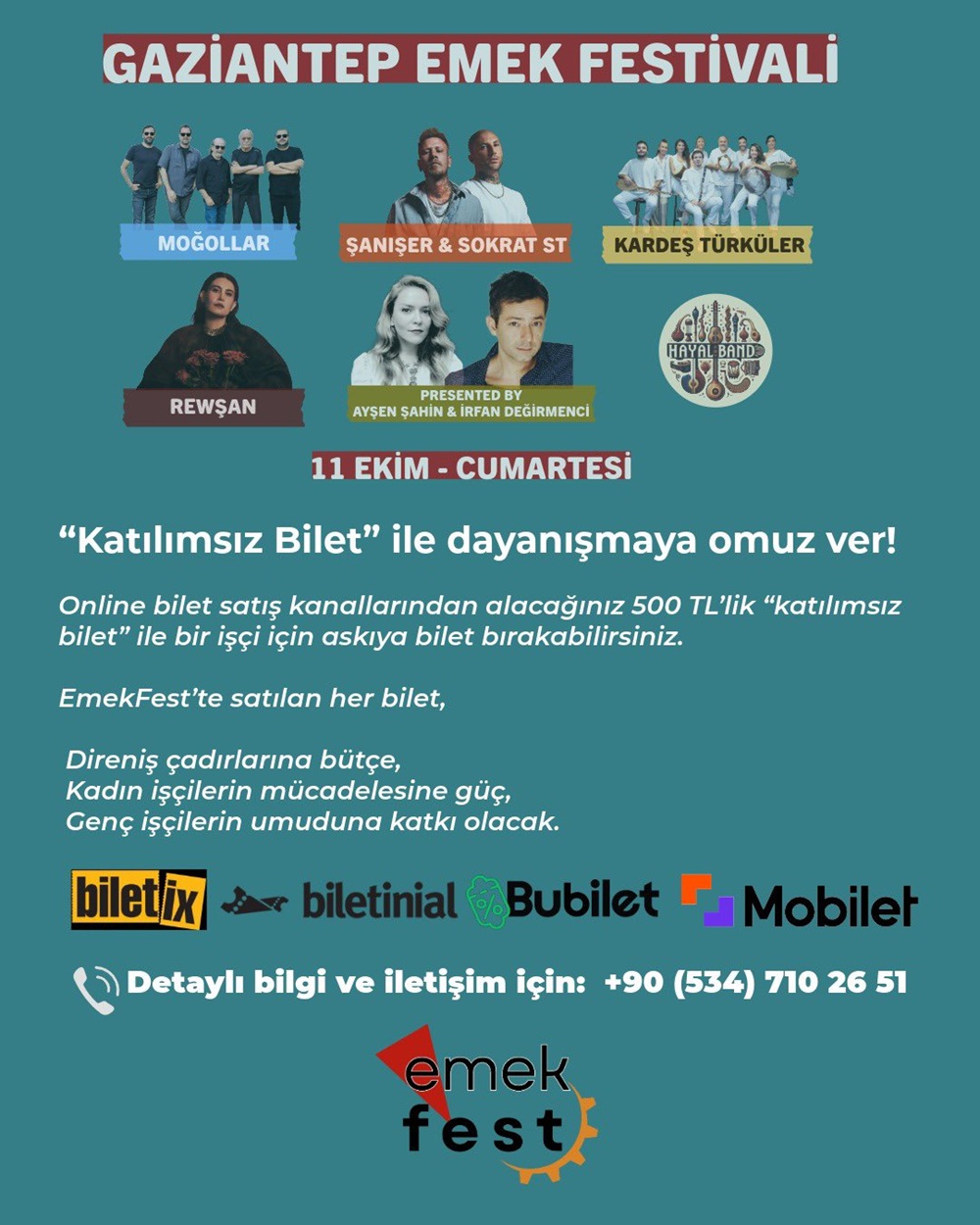 Gaziantep'te Emek Fsetivali