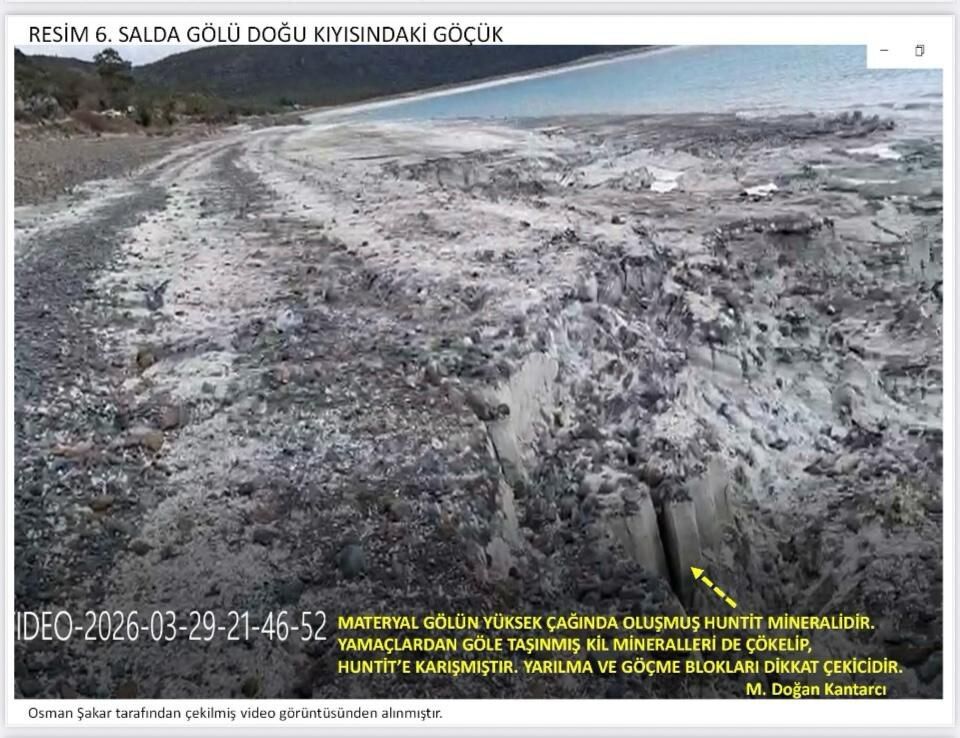 Salda Gölü Göçük