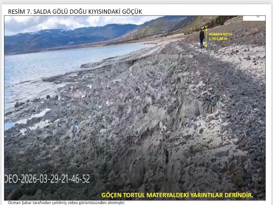 Salda Gölünde Göçük 2