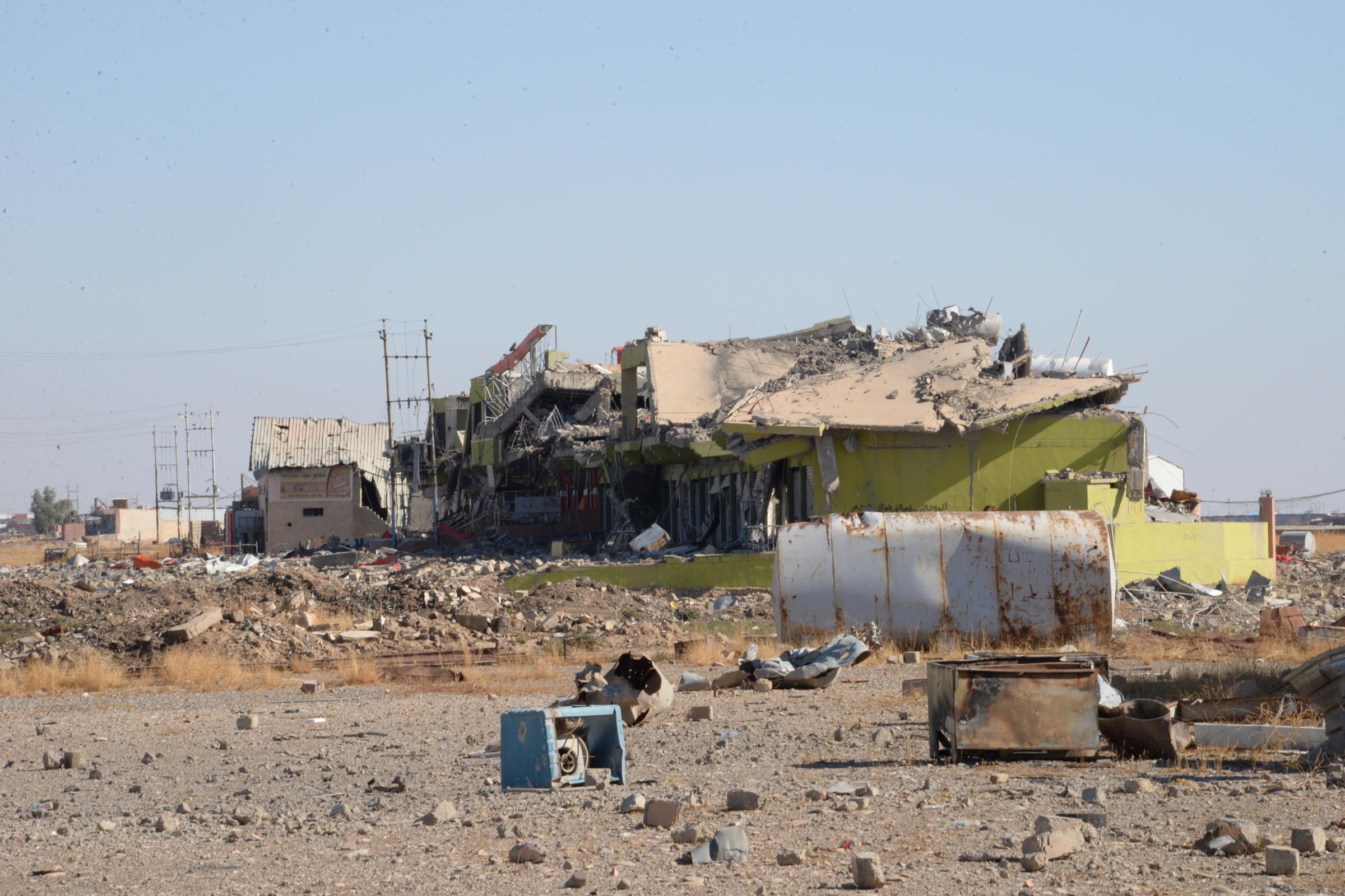 Savaşın yarattığı yıkım DHA tarafından görüntülendi
